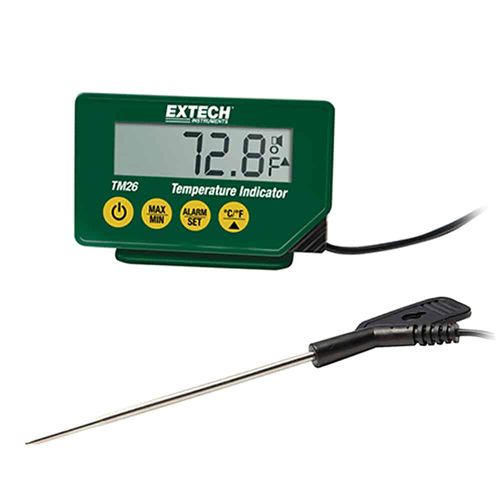 Extech Compact Temperature Indicator, ‐40 to 200°C TM26 Shop Online at