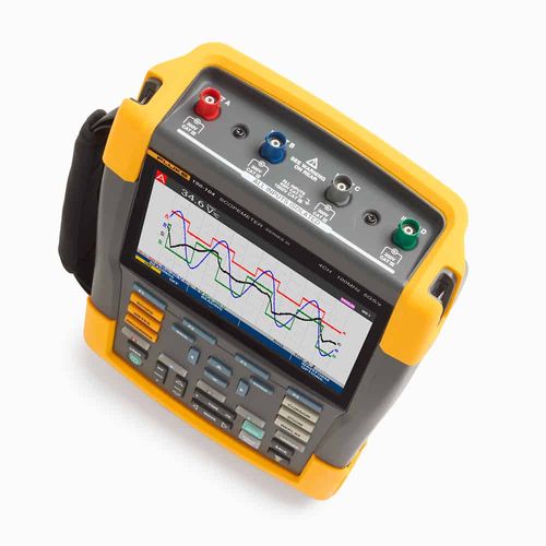 Fluke Scopemeter Portable Oscilloscope with SCC Kit, 4 Channel, 100MHz