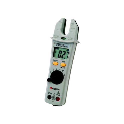 Megger DCM330 Clamp Meter,200A AC, 1000V CATIII, 20 Mohm 1000219